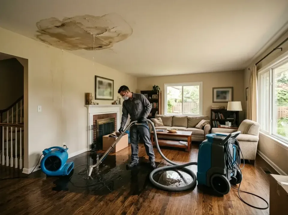 attic-pipe-burst-ceiling-drip-008 — frequently asked questions, Water Damage Restoration & Carpet Care in Anamosa, IA